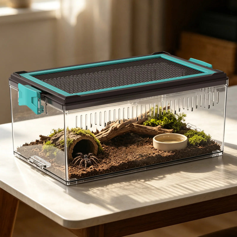 Terrarium empilable pour petits reptiles et insectes