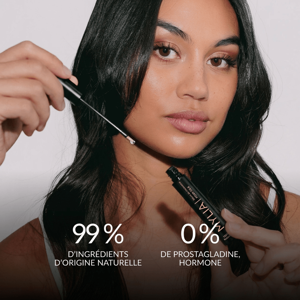 Des cils plus long et dense en 4 semaines - Mylia Care
